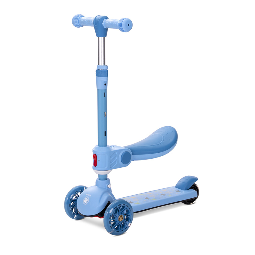 LORELI ΑΝΑΔΙΠΛΟΥΜΕΝΟ ΠΑΤΙΝΙ SCOOTER ΜΕ ΚΑΘΙΣΜΑΠτυσσόμενο τιμόνι αλουμινίουΠτυσσόμενο κάθισμαΛαβή ρυθμιζόμενου ύψους σε 3 θέσειςΛαβές TPRΡυθμιζόμενο κάθισμα σε 4 θέσειςΕλαφρύ και σταθερό δάπεδοΡόδες PU με φωςΡουλεμάν ABEC-9 υψηλής ποιότηταςΠοδόφρενοΔιαστα΄σεις: 52/29/78 cmΒάρος: 2.