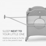 KIKKA BOO ΠΑΡΚΟΚΡΕΒΑΤΟ 2 ΕΠΙΠΕΔΩΝ MILKY WAY GREY 2023.