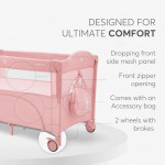 Η φωτογραφία δείχνει KIKKA BOO ΠΑΡΚΟΚΡΕΒΑΤΟ 2 ΕΠΙΠΕΔΩΝ MILKY WAY PINK 2023.