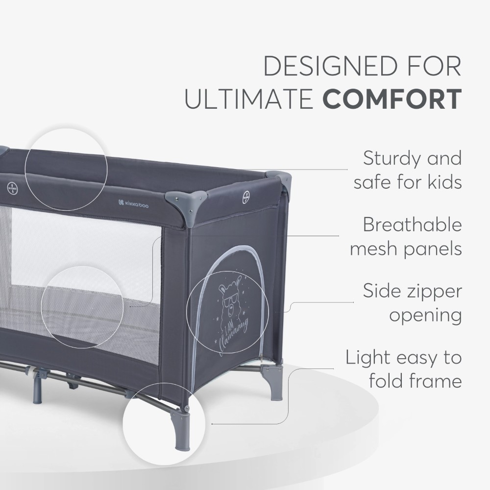 KIKKA BOO ΠΑΡΚΟΚΡΕΒΑΤΟ 1 ΕΠΙΠΕΔΟΥ SO GIFTED 2023 NAVY.