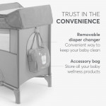 Η φωτογραφία δείχνει Παρκοκρέβατο δυο επιπέδων της εταιρείας Kikka Boo.