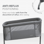 Το Bedside Crib NOAH είναι σχεδιασμένο για βρέφη από τη γέννηση έως 6 μηνών, παρέχοντας ένα ασφαλές, άνετο μέρος ακριβώς δίπλα στο κρεβάτι σας βοηθώντας τόσο τους γονείς όσο και το μωρό να επιτύχουν έναν ήσυχο και εύκολο νυχτερινό ύπνο.