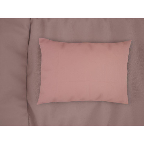 DIMCOL Μαξιλαροθήκη bebe Solid 503 35X45 Dusty Rose 100% Cotton