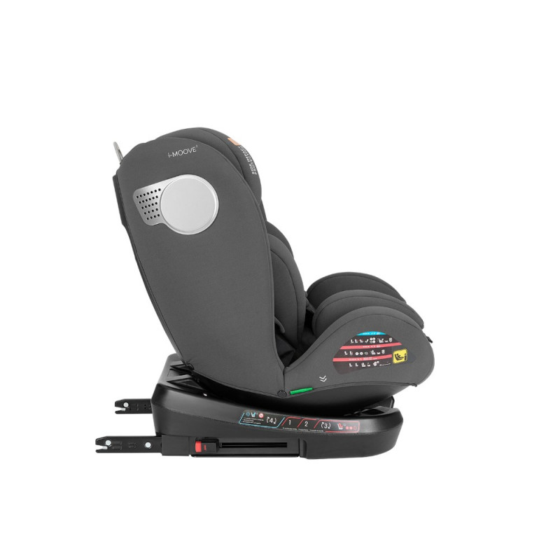 KIKKA BOO ΚΑΘΙΣΜΑ ΑΥΤΟΚΙΝΗΤΟΥ ISOFIX i-SIZE 40-150CM i-MOOVE DARK GREY 31002100102• Κατάλληλο για άτομα με όψη προς τα πίσω από ύψος 40 έως 105 cm.