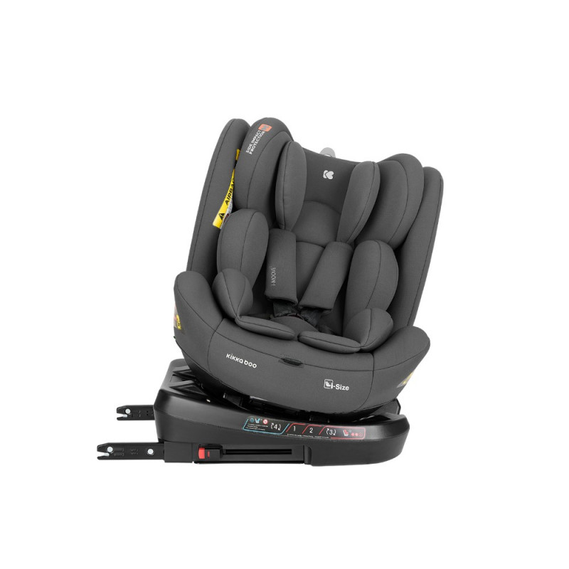 KIKKA BOO ΚΑΘΙΣΜΑ ΑΥΤΟΚΙΝΗΤΟΥ ISOFIX i-SIZE 40-150CM i-MOOVE DARK GREY 31002100102• Κατάλληλο για άτομα με όψη προς τα πίσω από ύψος 40 έως 105 cm.