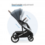 Η φωτογραφία δείχνει Dovadi Fly 2 σε 1&nbsp;NIGHT GREY&nbsp;– Στυλ, άνεση & πρακτικότητα σε κάθε βόλταΓιατί να το επιλέξετεΤο πολυκαρότσι Dovadi Fly 2 σε 1 σε κομψό χρώμα&nbsp;NIGHT GREY&nbsp;είναι η ιδανική επιλογή για γονείς που αναζητούν μοντέρνο design, πρακτικές λύσεις και απόλυτη ασφάλεια.