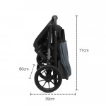 Η φωτογραφία δείχνει Dovadi Fly 2 σε 1&nbsp;NIGHT GREY&nbsp;– Στυλ, άνεση & πρακτικότητα σε κάθε βόλταΓιατί να το επιλέξετεΤο πολυκαρότσι Dovadi Fly 2 σε 1 σε κομψό χρώμα&nbsp;NIGHT GREY&nbsp;είναι η ιδανική επιλογή για γονείς που αναζητούν μοντέρνο design, πρακτικές λύσεις και απόλυτη ασφάλεια.