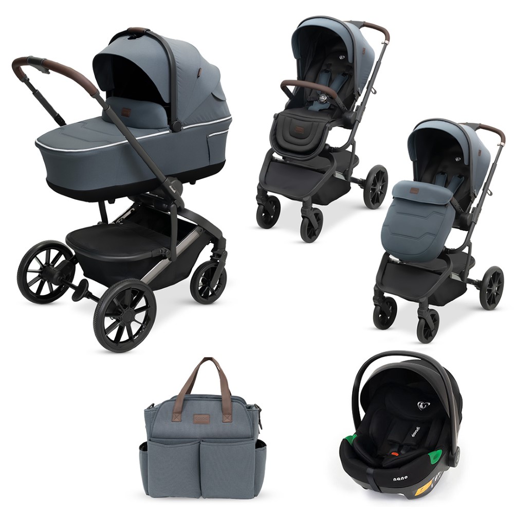 Dovadi Fly 3 σε 1 NIGHT GREY – Στυλ, άνεση & πρακτικότητα σε κάθε βόλταΓιατί να το επιλέξετεΤο πολυκαρότσι Dovadi Fly 3 σε 1 σε κομψό χρώμα NIGHT GREY είναι η ιδανική επιλογή για γονείς που αναζητούν μοντέρνο design, πρακτικές λύσεις και απόλυτη ασφάλεια.
