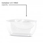 Η φωτογραφία δείχνει ΗΛΕΚΤΡΙΚΟ ΦΟΡΗΤΟ ΘΗΛΑΣΤΡΟ HANDS FREE ALICE 9 επίπεδα κενού για κάθε λειτουργία3 λειτουργίες – λειτουργία μασάζ, λειτουργία έκφρασης, μικτή λειτουργίαΔοχείο χωρητικότητας 140 ml, κατασκευασμένο από Tritan4 μεμβράνες διαφορετικών μεγεθών, περιλαμβάνονται στο σετΕύκολο καθάρισ