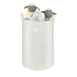 Καλάθι παιχνιδιών κατασκευασμένο από υψηλής ποιότητας πολυεστέρα.