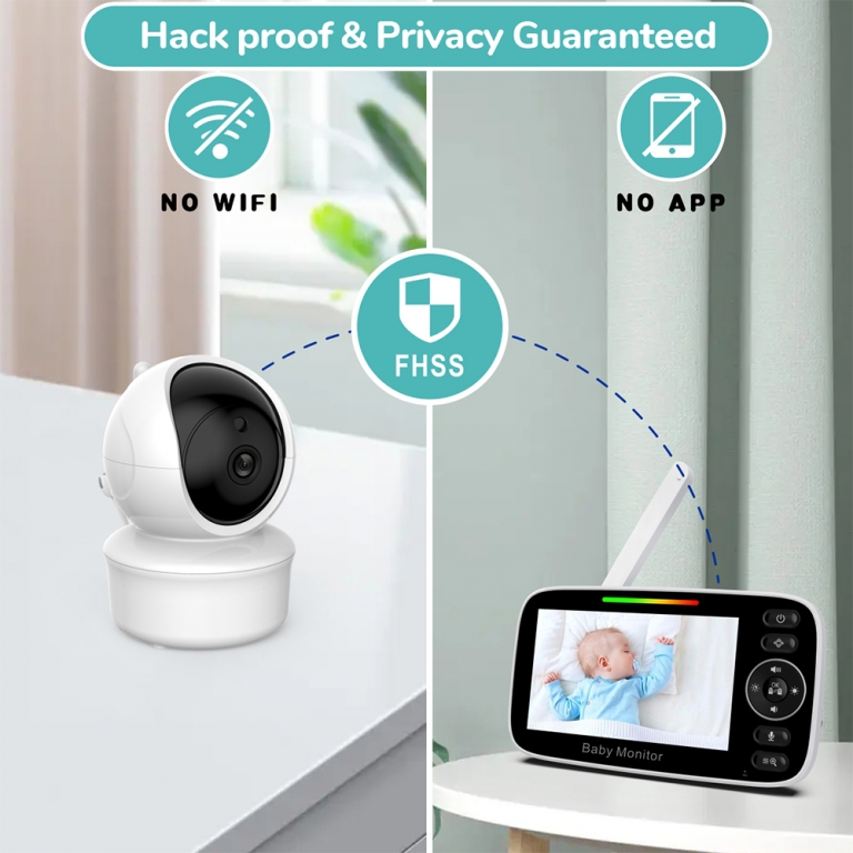 Η φωτογραφία δείχνει Με τη νέα συσκευή ενδοεπικοινωνίας της Bebe Stars μπορείτε να νοιώσετε περισσότερη σιγουριά από ποτέ και να αφιερώσετε χρόνο στις δραστηριότητες και εργασίες σας χωρίς να χρειάζεται να είναι το μωρό σας στον ίδιο χώρο.