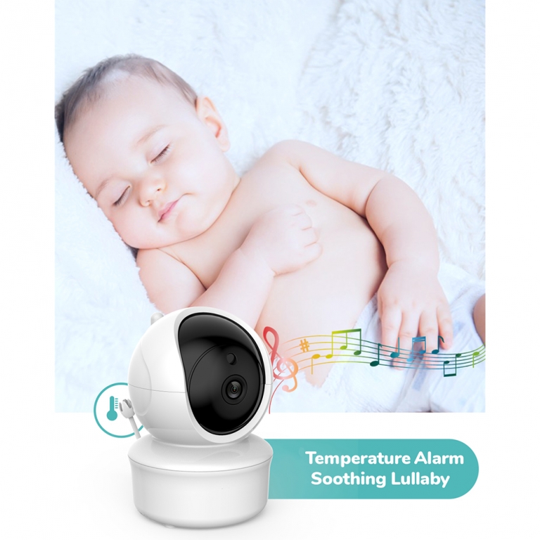 Η φωτογραφία δείχνει Με τη νέα συσκευή ενδοεπικοινωνίας της Bebe Stars μπορείτε να νοιώσετε περισσότερη σιγουριά από ποτέ και να αφιερώσετε χρόνο στις δραστηριότητες και εργασίες σας χωρίς να χρειάζεται να είναι το μωρό σας στον ίδιο χώρο.