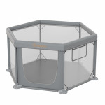 Το νέο πολύγονο υφασμάτινο παρκοκρέβατο Nestilo της BebeStars σχεδιάστηκε σε σχήμα εξάγωνου, ώστε να μην καταλαμβάνει μεγάλο χώρο στο δωμάτιο, αλλά να παρέχει αρκετό χώρο για τα παιδιά την ώρα του παιχνιδιού.