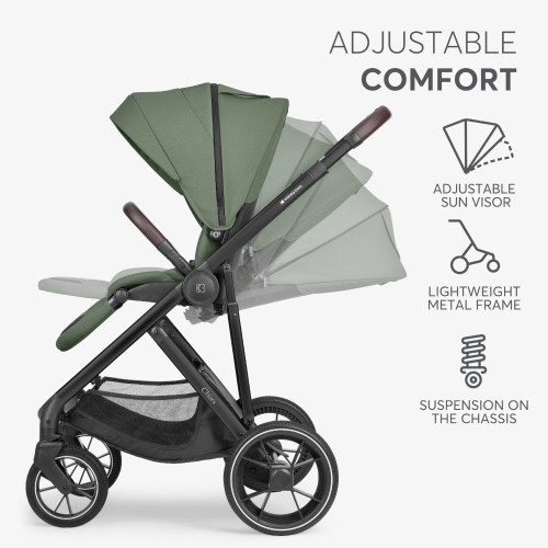 KIKKA BOO ΠΟΛΥΚΑΡΟΤΣΙ 3 ΣΕ 1 ΜΕ ΚΑΘΙΣΜΑ ΑΥΤΟΚΙΝΗΤΟΥ ΚΑΙ ΣΚΛΗΡΗ ΚΑΛΑΘΟΥΝΑ CHIARA GREEN 31001010262