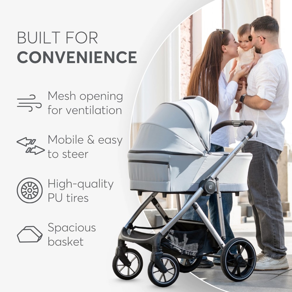 Γνωρίστε το CHIARA – ένα κομψό και λειτουργικό σύστημα ταξιδιού 3 σε 1, σχεδιασμένο να προσαρμόζεται αβίαστα στις ανάγκες του μωρού σας από τη γέννηση έως και 22 κιλά.