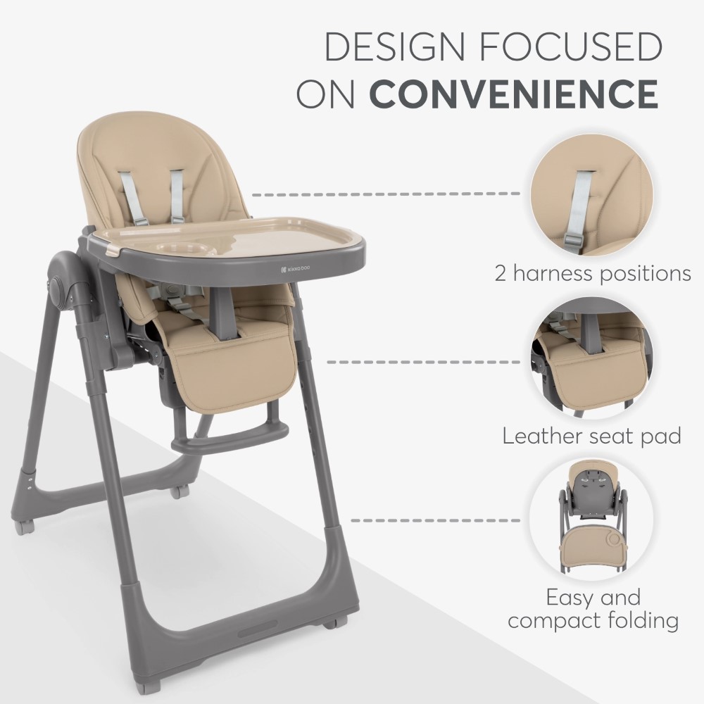 Κάντε την ώρα του γεύματος άνετη και βολική με την καρεκλάκι φαγητού PASTELLO 2, σχεδιασμένη προσεκτικά για παιδιά από την ηλικία που κάθονται έως και 36 μηνών.