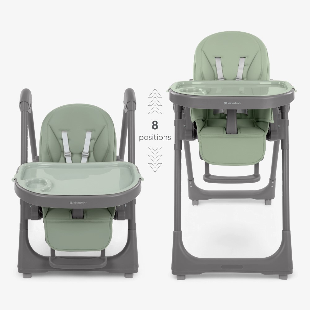 Η φωτογραφία δείχνει Κάντε την ώρα του γεύματος άνετη και βολική με την καρεκλάκι φαγητού PASTELLO 2, σχεδιασμένη προσεκτικά για παιδιά από την ηλικία που κάθονται έως και 36 μηνών.