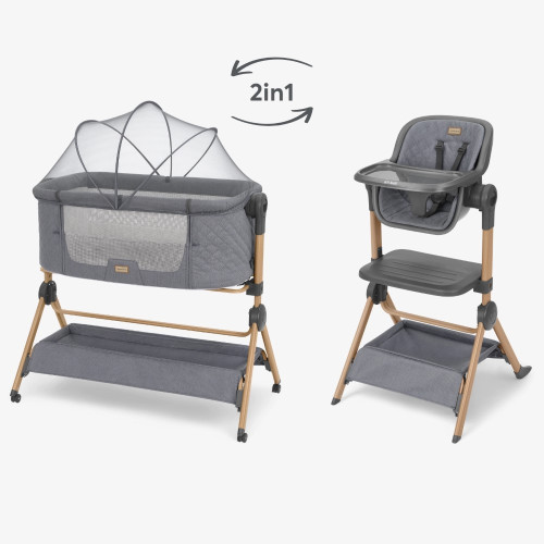 KIKKA BOO 2 ΣΕ 1 ΛΙΚΝΟ ΚΑΙ ΚΑΡΕΚΛΑΚΙ ΦΑΓΗΤΟΥ SLEAT ME GREY 31003020109