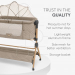 Το SLEAT ME είναι ένα πολυλειτουργικό προϊόν 2 σε 1 που μετατρέπεται από κούνια σε παιδικό καρεκλάκι με λίγα μόνο εύκολα βήματα.