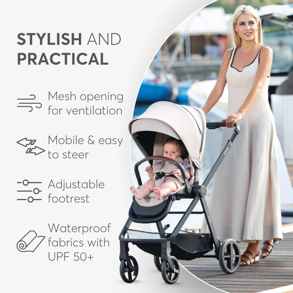 Ανακαλύψτε το MIA – ένα εκλεπτυσμένο και αξιόπιστο σύστημα καροτσιού 3 σε 1, σχεδιασμένο να συνοδεύει το παιδί σας από νεογέννητο έως 22 κιλά.