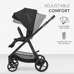 Ανακαλύψτε το MIA – ένα εκλεπτυσμένο και αξιόπιστο σύστημα καροτσιού 3 σε 1, σχεδιασμένο να συνοδεύει το παιδί σας από νεογέννητο έως 22 κιλά.