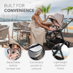 Ανακαλύψτε το MIA – ένα εκλεπτυσμένο και αξιόπιστο σύστημα καροτσιού 3 σε 1, σχεδιασμένο να συνοδεύει το παιδί σας από νεογέννητο έως 22 κιλά.