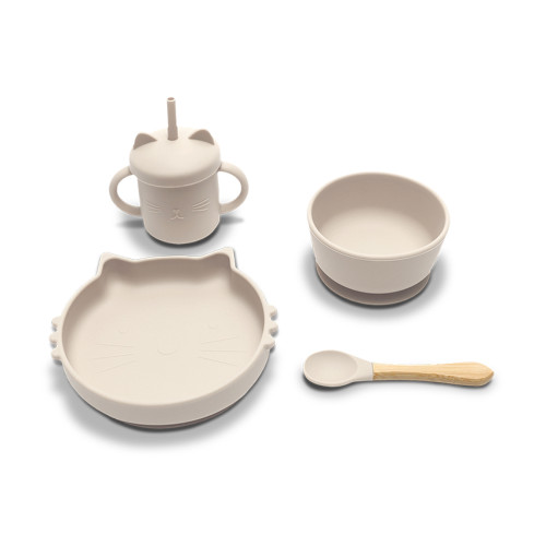 LORELLI ΣΕΤ ΦΑΓΗΤΟΥ ΣΙΛΙΚΟΝΗΣ 4 ΤΕΜ BEIGE 10230700005
