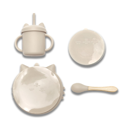 LORELLI ΣΕΤ ΦΑΓΗΤΟΥ ΣΙΛΙΚΟΝΗΣ 4 ΤΕΜ BEIGE 10230700005