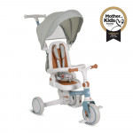 Η φωτογραφία δείχνει Compacto 4 σε 1, Byox – το τρίκυκλο που μεγαλώνει μαζί με το παιδί σας!Το πολυλειτουργικό τρίκυκλο Compacto 4 σε 1 έχει σχεδιαστεί για να προσαρμόζεται στις ανάγκες του παιδιού σας – από τις πρώτες κιόλας βόλτες μέχρι τις πρώτες ανεξάρτητες βόλτες του.