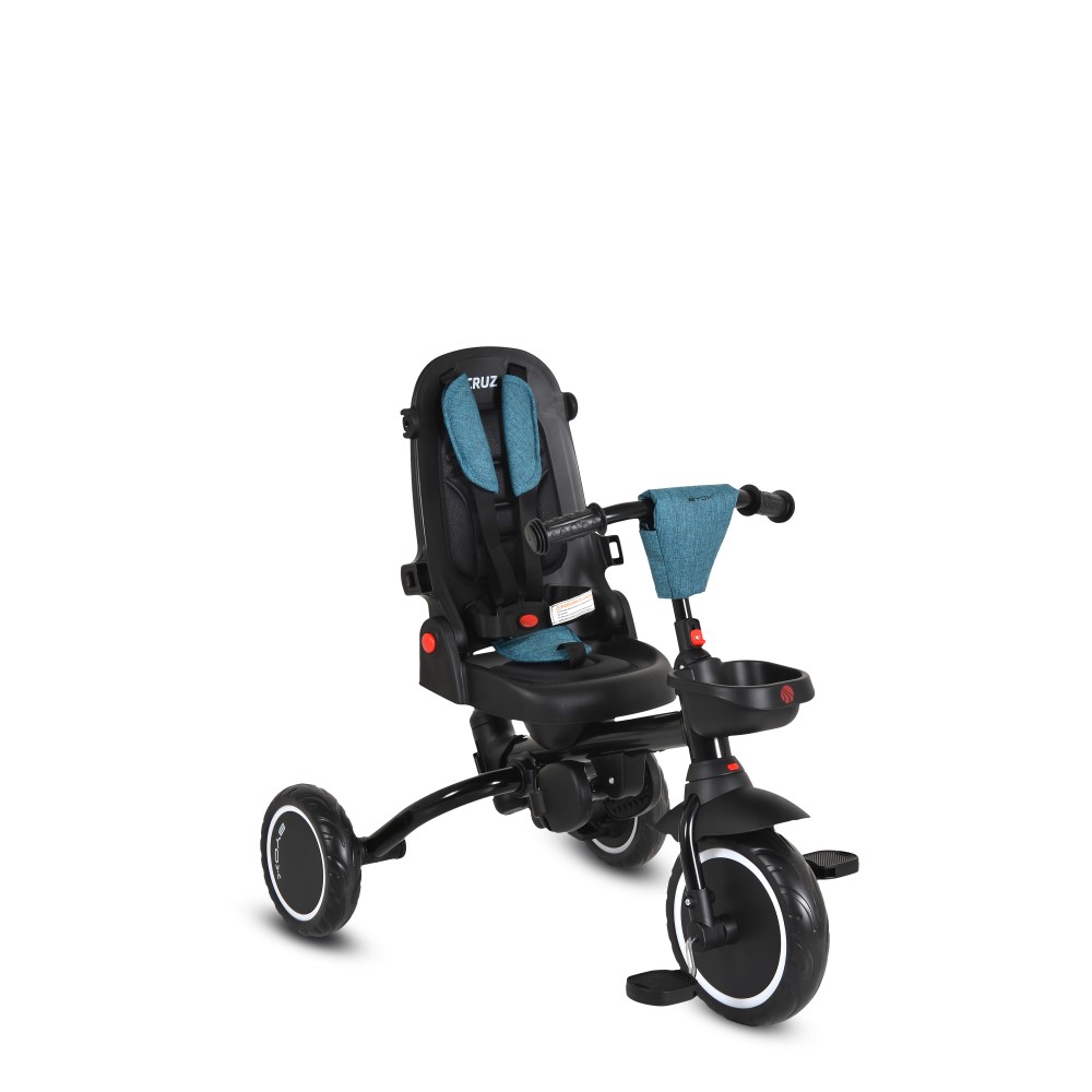 Το Cruz από την Byox είναι ένα πολυλειτουργικό τρίκυκλο που μεγαλώνει μαζί με το παιδί σας – από τις πρώτες κιόλας βόλτες μέχρι την ανεξάρτητη ποδηλασία.