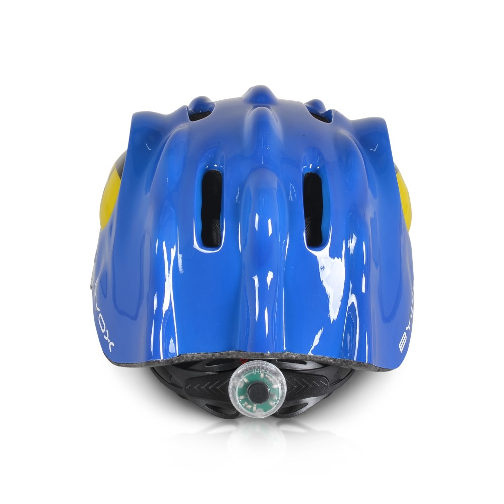 Η φωτογραφία δείχνει Ελαφρύ και κομψό, το κράνος Dino Y27 της Byox είναι ιδανικό για νέους ποδηλάτες που εκτιμούν την ασφάλεια και την άνεση.