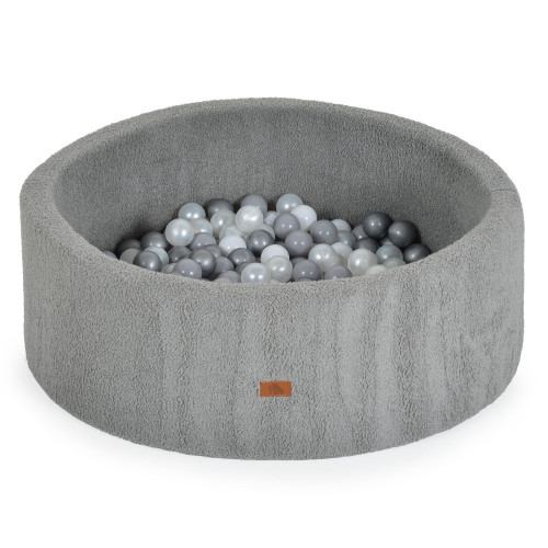 MONI TOYS ΜΑΛΑΚΗ ΠΙΣΙΝΑ ΜΕ 200 ΜΠΑΛΕΣ BOUCLE GREY COLOR 3801005602124