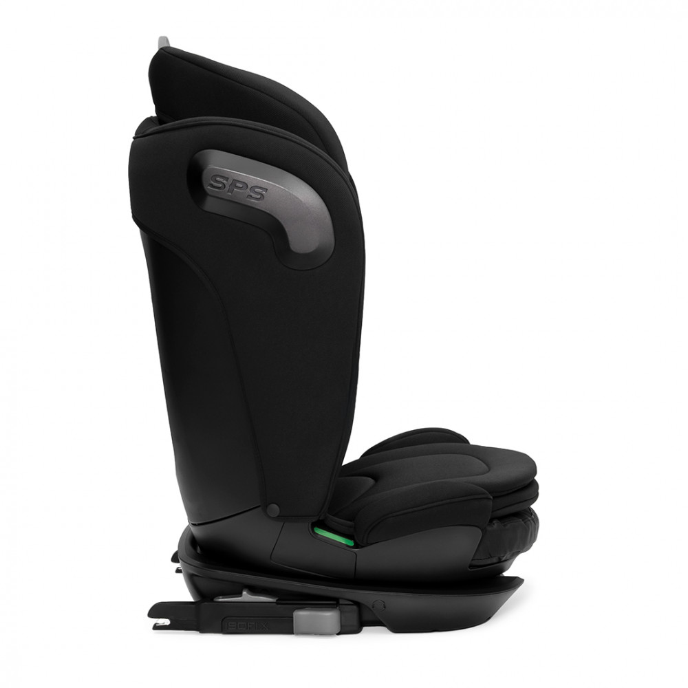 Η φωτογραφία δείχνει Το κάθισμα αυτοκινήτου Dovadi Angel i-Size προσφέρει την ιδανική λύση για την ασφαλή και άνετη μετακίνηση παιδιών από 100cm έως 150cm (περίπου 4 έως 12 ετών).