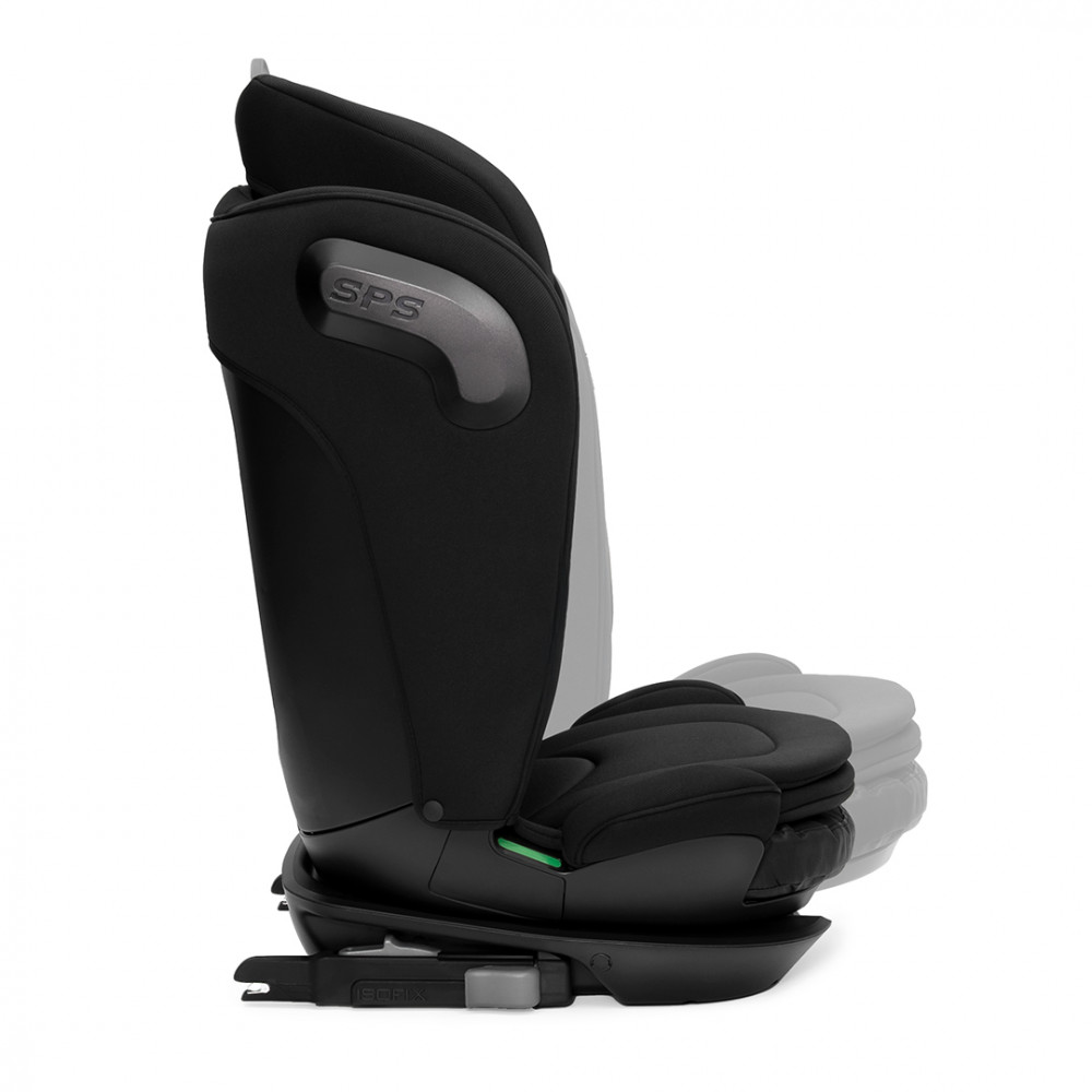 Η φωτογραφία δείχνει Το κάθισμα αυτοκινήτου Dovadi Angel i-Size προσφέρει την ιδανική λύση για την ασφαλή και άνετη μετακίνηση παιδιών από 100cm έως 150cm (περίπου 4 έως 12 ετών).