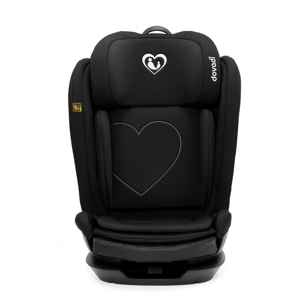Η φωτογραφία δείχνει Το κάθισμα αυτοκινήτου Dovadi Angel i-Size προσφέρει την ιδανική λύση για την ασφαλή και άνετη μετακίνηση παιδιών από 100cm έως 150cm (περίπου 4 έως 12 ετών).