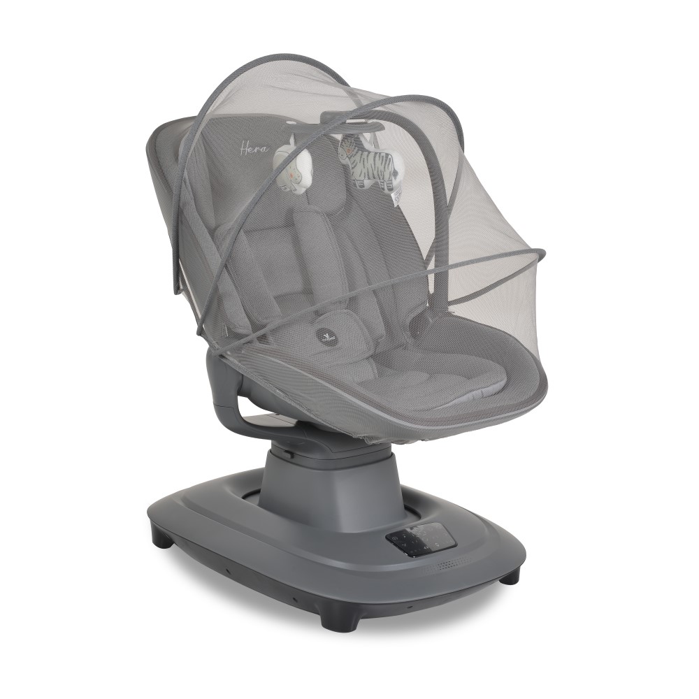 Η φωτογραφία δείχνει Χαρίστε στο μωρό σας άνεση, ασφάλεια και απαλό λίκνισμα με την κούνια Hera από την Cangaroo – μια μοντέρνα λύση που συνδυάζει στυλ, λειτουργικότητα και καινοτόμο τεχνολογία.