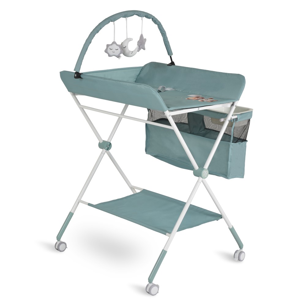 Η φωτογραφία δείχνει Η πολυλειτουργική αλλαξιέρα Kaskada της Moni συνδυάζει λειτουργικότητα, άνεση και στυλ.