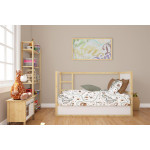 Βρεφικό κατωσέντονο κούνιας, διαστάσεων 70Χ140Χ15 cm, με λάστιχο.