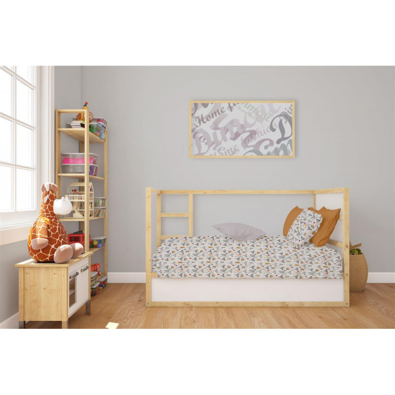 Βρεφικό κατωσέντονο κούνιας, διαστάσεων 70Χ140Χ15 cm, με λάστιχο.