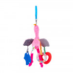 Μια παραδεισένια ατμόσφαιρα στα χέρια του παιδιού σας! Ένα πολύχρωμο φλαμίνγκο θα φτιάξει τη διάθεση του μωρού και θα του προσφέρει ψυχαγωγία.