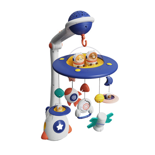 BEBE STARS ΜΟΥΣΙΚΟ ΚΡΕΒΑΤΙΟΥ ΜΕ ΠΡΟΒΟΛΕΑ SPACESHIP 860-120