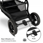 Η φωτογραφία δείχνει ΚΑΡΟΤΣΙ ΒΟΛΤΑΣ ΤΗΣ ΕΤΑΙΡΕΙΑΣ LORELLI ΜΕ ΑΥΤΟΜΑΤΟ ΚΛΕΙΣΙΜΟ ΚΑΙ 360' ΠΕΡΙΣΤΡΕΦΟΜΕΝΟ ΚΑΘΙΣΜΑ.