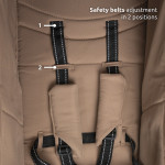 Η φωτογραφία δείχνει ΚΑΡΟΤΣΙ ΒΟΛΤΑΣ ΤΗΣ ΕΤΑΙΡΕΙΑΣ LORELLI ΜΕ ΑΥΤΟΜΑΤΟ ΚΛΕΙΣΙΜΟ ΚΑΙ 360' ΠΕΡΙΣΤΡΕΦΟΜΕΝΟ ΚΑΘΙΣΜΑ.