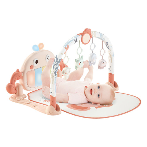 BEBE STARS ΓΥΜΝΑΣΤΗΡΙΟ PIANO WHALE PINK 100-204