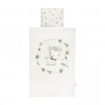 Η φωτογραφία δείχνει ΣΕΤ ΠΡΟΙΚΑΣ ΜΩΡΟΥ 5 ΤΕΜ ΚΑΤΑΣΚΕΥΑΣΜΕΝΟ ΑΠΟ 100% ΒΑΜΒΑΚΕΡΑ ΚΑΙ ΥΠΟΑΛΛΕΡΓΙΚΑ ΥΦΑΣΜΑΤΑ.