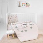 Η φωτογραφία δείχνει ΣΕΤ ΠΡΟΙΚΑΣ ΜΩΡΟΥ 5 ΤΕΜ ΚΑΤΑΣΚΕΥΑΣΜΕΝΟ ΑΠΟ 100% ΒΑΜΒΑΚΕΡΑ ΚΑΙ ΥΠΟΑΛΛΕΡΓΙΚΑ ΥΦΑΣΜΑΤΑ.