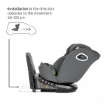 Η φωτογραφία δείχνει LORELLI ΚΑΘΙΣΜΑ ΑΥΤΟΚΙΝΗΤΟΥ Anti Rebound ISOFIX 360 AURIGA i-SIZE 40-150CM Περιστροφή 360 μοιρώνΕύκολη εγκατάσταση μέσω ISOFIX και άνω ζώνης για ύψος 40-105 cm και με ζώνη ασφαλείας ενηλίκων με ή χωρίς εξαρτήματα ISOFIX για ύψος 100-150 cm.