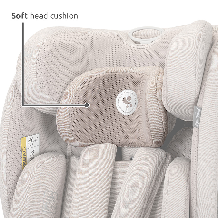 Η φωτογραφία δείχνει LORELLI ΚΑΘΙΣΜΑ ΑΥΤΟΚΙΝΗΤΟΥ i-SIZE 40-150CM ISOFIX Εύκολη εγκατάσταση μέσω ISOFIX και ποδιού στήριξης για ύψος 40-105 cm και με ζώνη ασφαλείας ενηλίκων με ή χωρίς εξαρτήματα ISOFIX γιαύψος 100-150 cm.