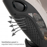 Η φωτογραφία δείχνει LORELLI ΚΑΘΙΣΜΑ ΑΥΤΟΚΙΝΗΤΟΥ i-SIZE 40-150CM ISOFIX Εύκολη εγκατάσταση μέσω ISOFIX και ποδιού στήριξης για ύψος 40-105 cm και με ζώνη ασφαλείας ενηλίκων με ή χωρίς εξαρτήματα ISOFIX γιαύψος 100-150 cm.