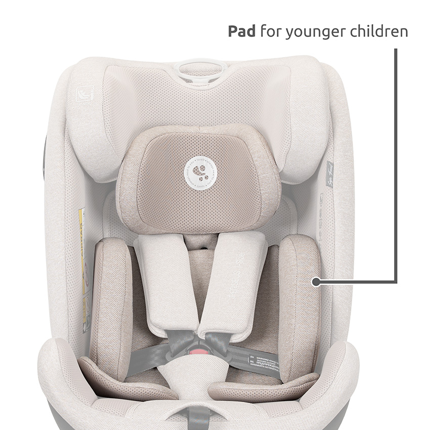 Η φωτογραφία δείχνει LORELLI ΚΑΘΙΣΜΑ ΑΥΤΟΚΙΝΗΤΟΥ i-SIZE 40-150CM ISOFIX Εύκολη εγκατάσταση μέσω ISOFIX και ποδιού στήριξης για ύψος 40-105 cm και με ζώνη ασφαλείας ενηλίκων με ή χωρίς εξαρτήματα ISOFIX γιαύψος 100-150 cm.